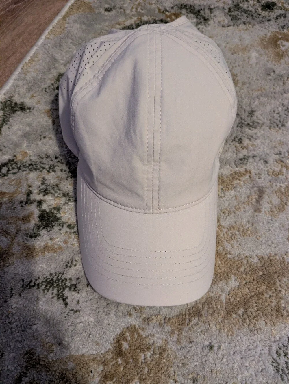 Light Beige Women's  Ponyflo Baseball Cap - Minimal Everyday Hat